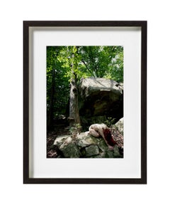 "Eve's Turmoil" Photography, Archival Ink on Metallic Paper, Figurative, Nude