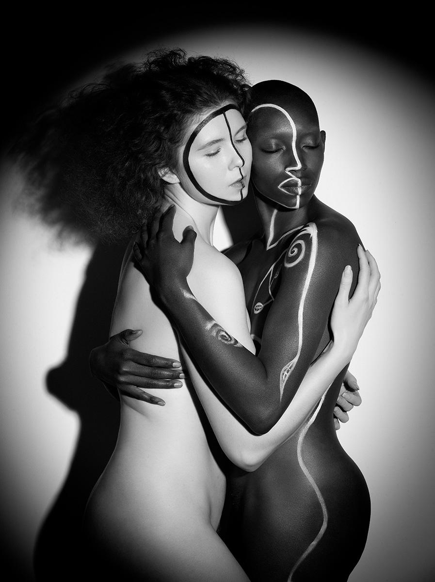 Indira Cesarine Nude Photograph - "Iyanna and Svala No 2" Photography, Fine Art Print