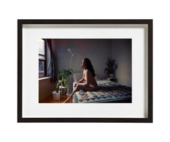 Yesenia Brooklyn 4:16pm, Color Photography, Portrait, Nude, Signed, Framed
