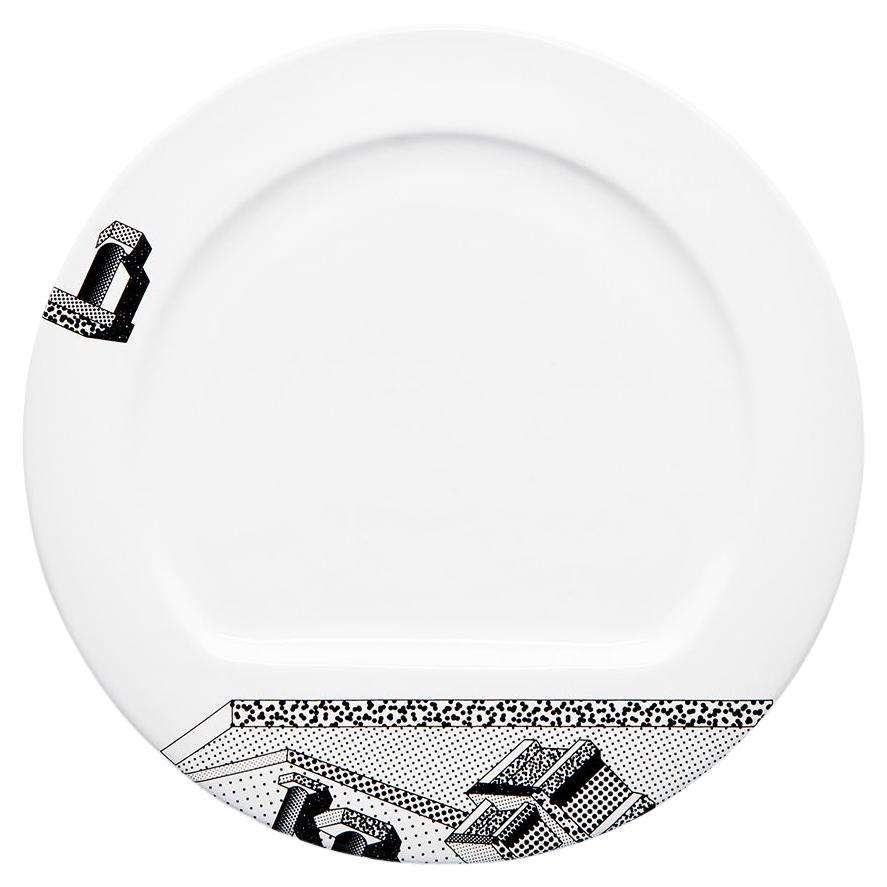 Indivia Ceramic Plate, by Ettore Sottsass from Memphis Milano