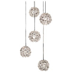 Ice Cluster Orbs Pendant by Studio Bel Vetro