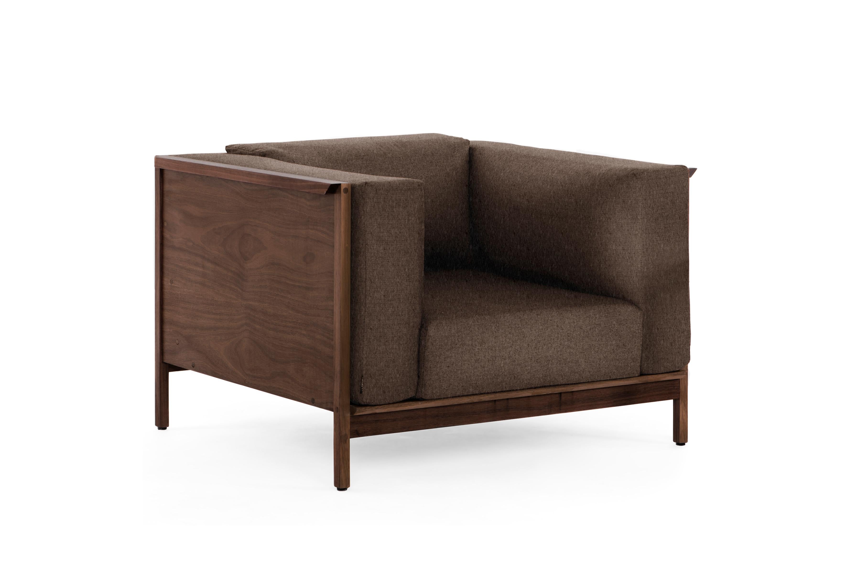 Individual Confort, Mexican Contemporary Armchair by Emiliano Molina for Cuchara For Sale 2
