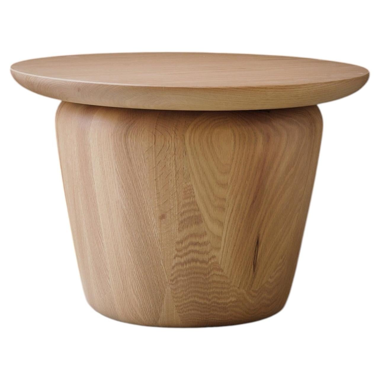 Individual Side Table, Stool or Nightstand in Solid Wood Finish For Sale