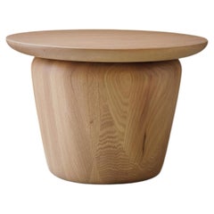 Tavolino, sgabello o comodino individuale con finitura in Wood massiccio