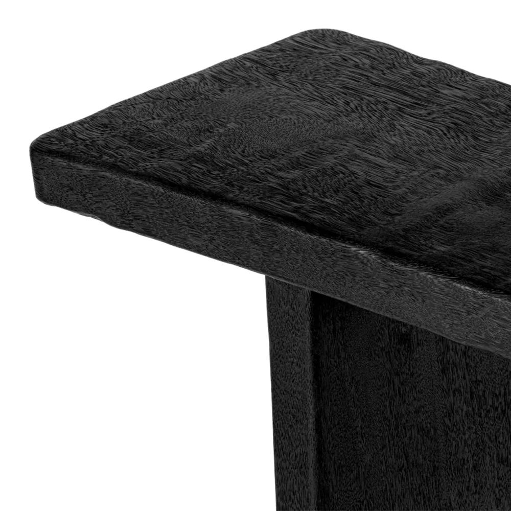 Mesa de centro larga derecha negra Indo Siglo XXI y contemporáneo en venta