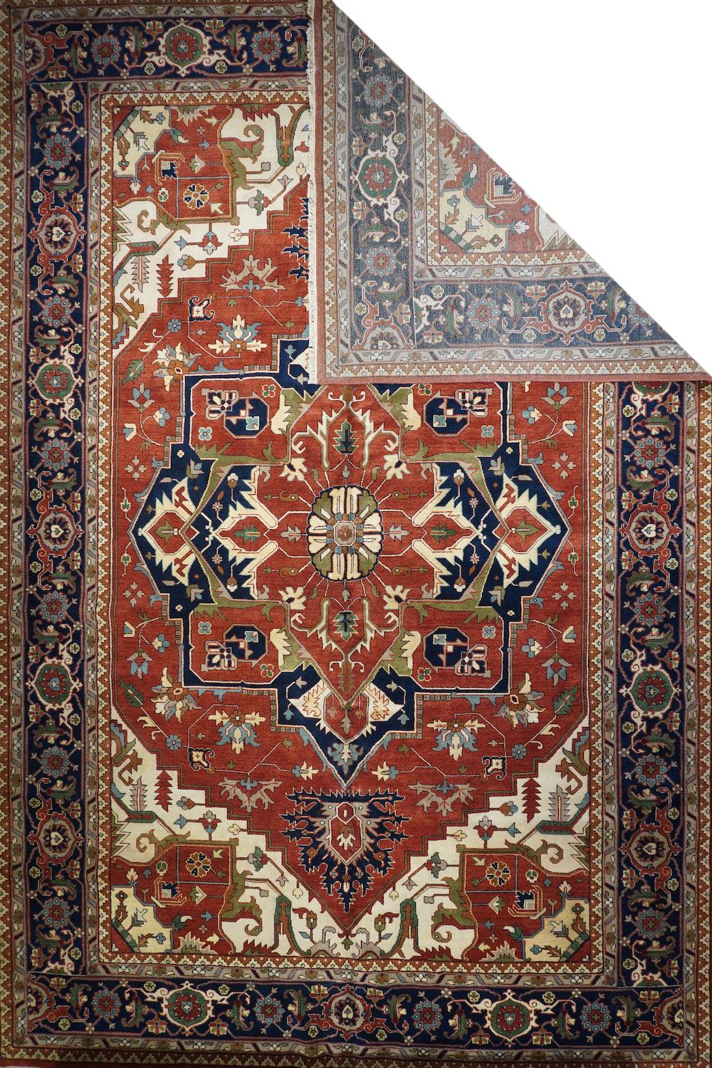 INDO- Heriz Teppich 11'9'' x 17'8''.