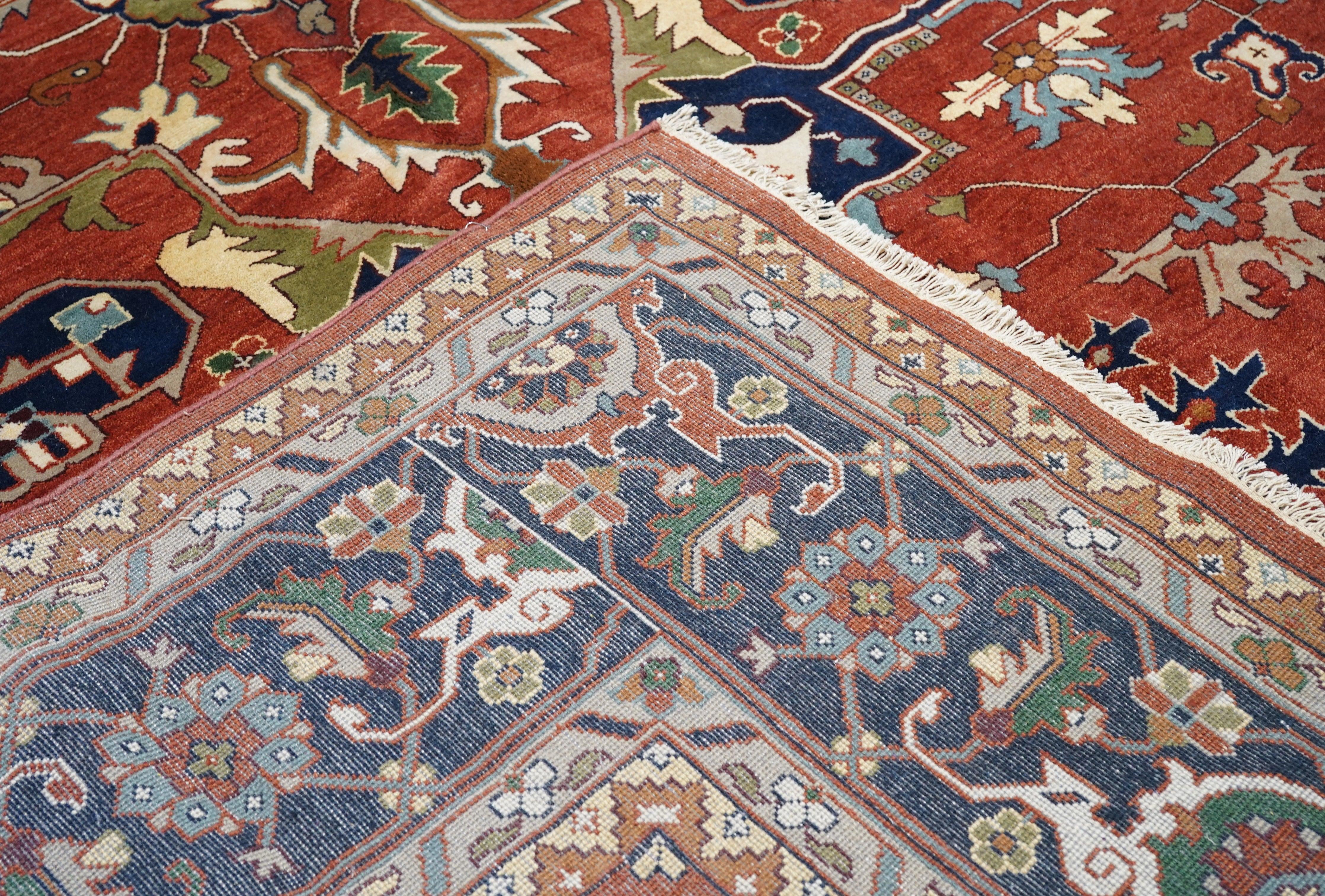 Indo Heriz-Teppich 11'9'' x 17'8'' im Angebot 2
