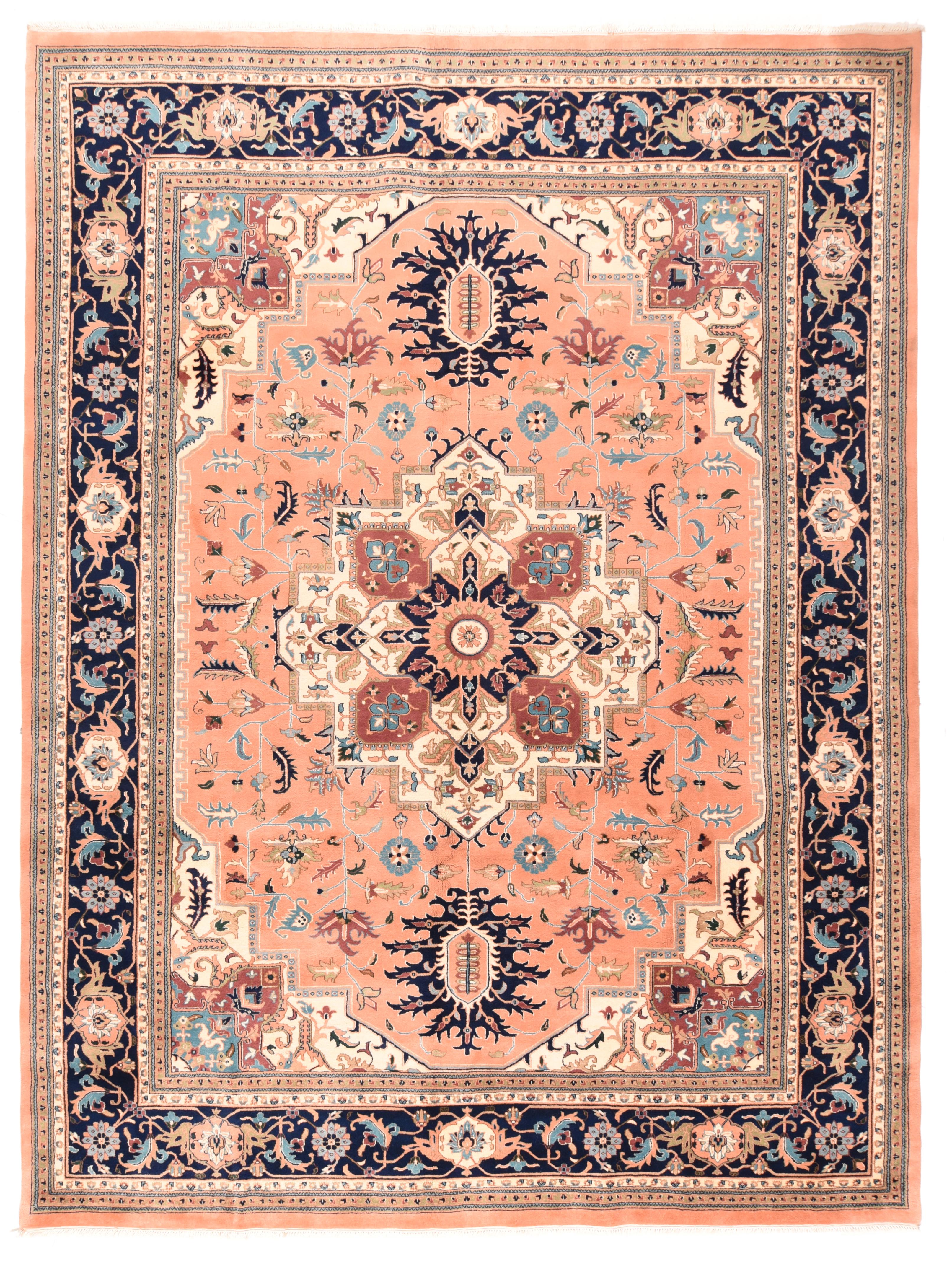 Indian Indo Heriz Rug 8’10