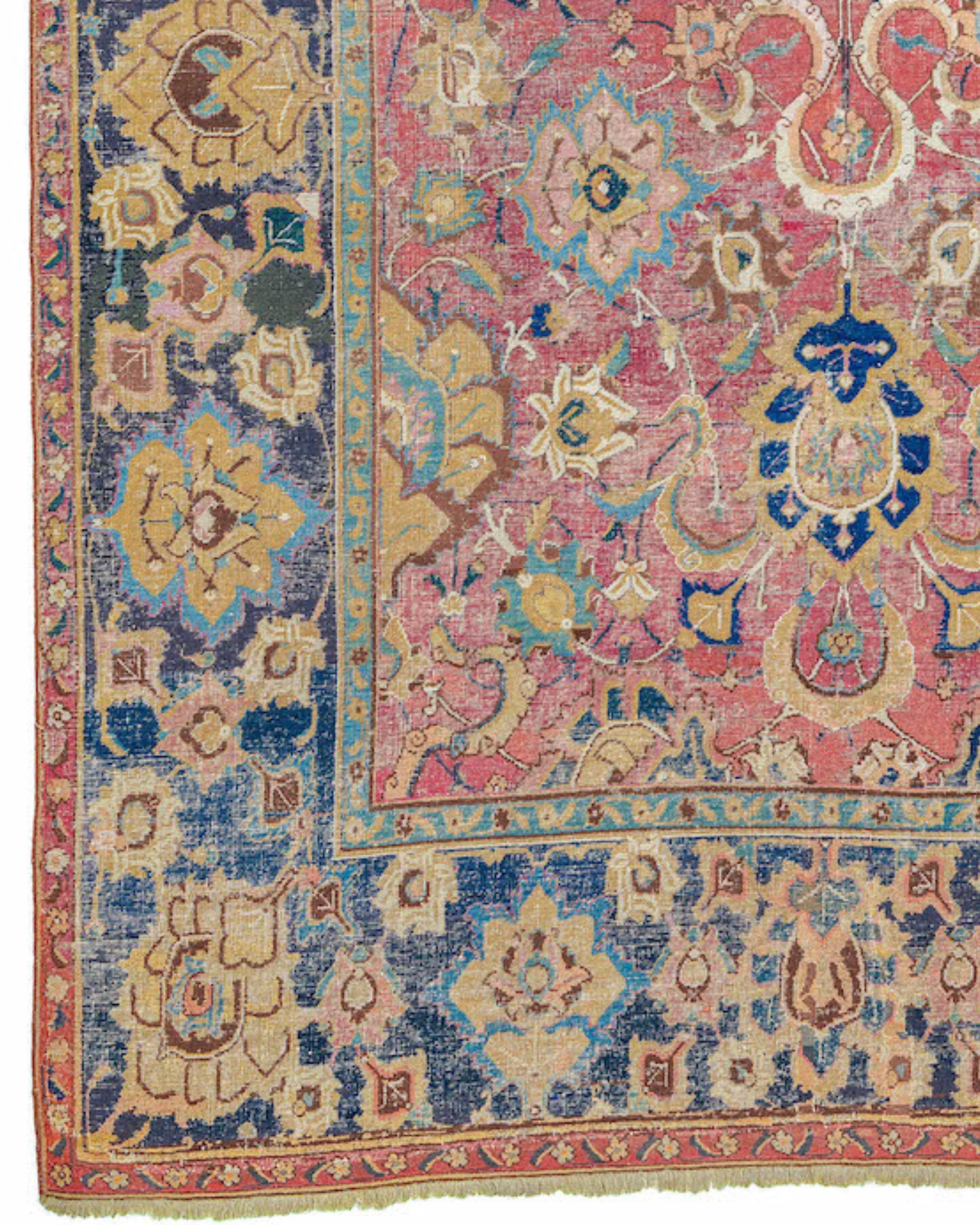 Indien Tapis long indo-Isfahan ancien, 17ème siècle en vente