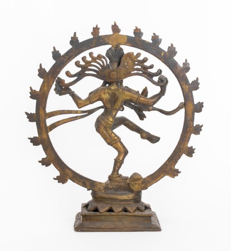 Indo-Nepali Brass Shiva Nataraja Sculpture 2