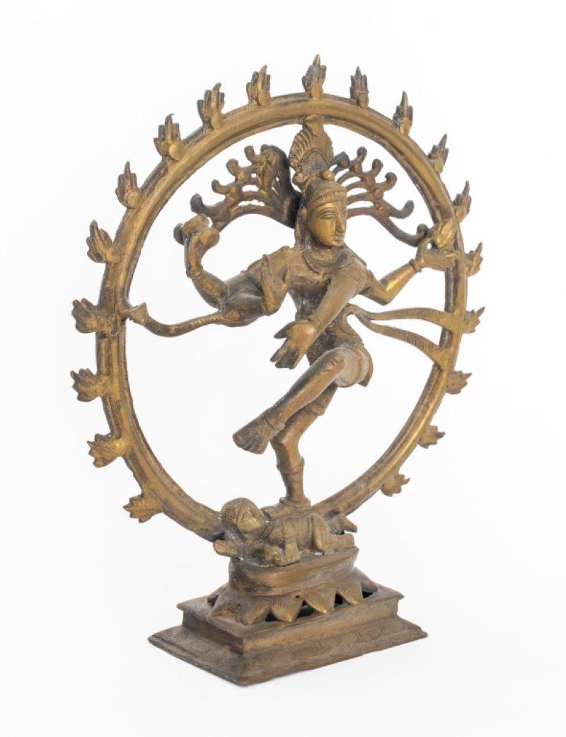 Indo-Nepali Brass Shiva Nataraja Sculpture 3