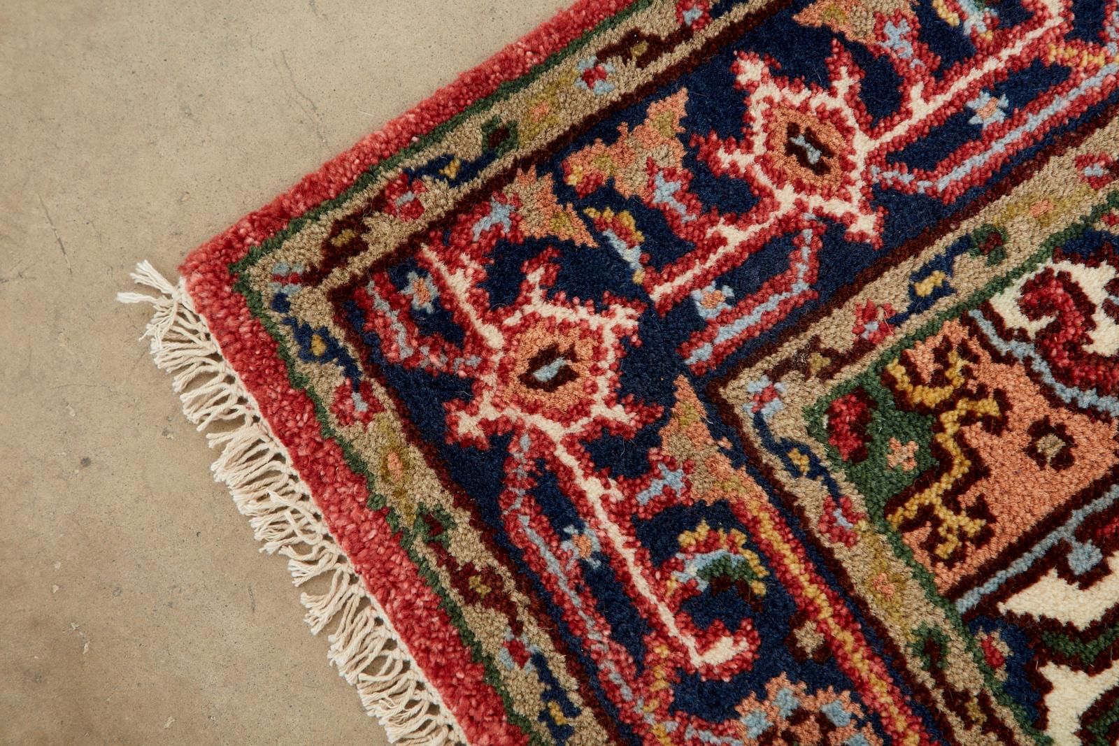 Indo Persian Heriz Serapi Design Runner For Sale 2