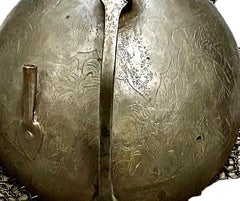 Indo-Persian Kulah Khud Hand-engraved Steel Helmet