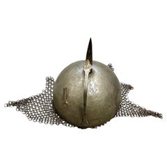 Indo-Persian Kulah Khud Hand-engraved Steel Helmet
