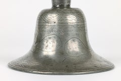 Indo-Persian Pewter Hookah Pipe Base with Stylized Animals