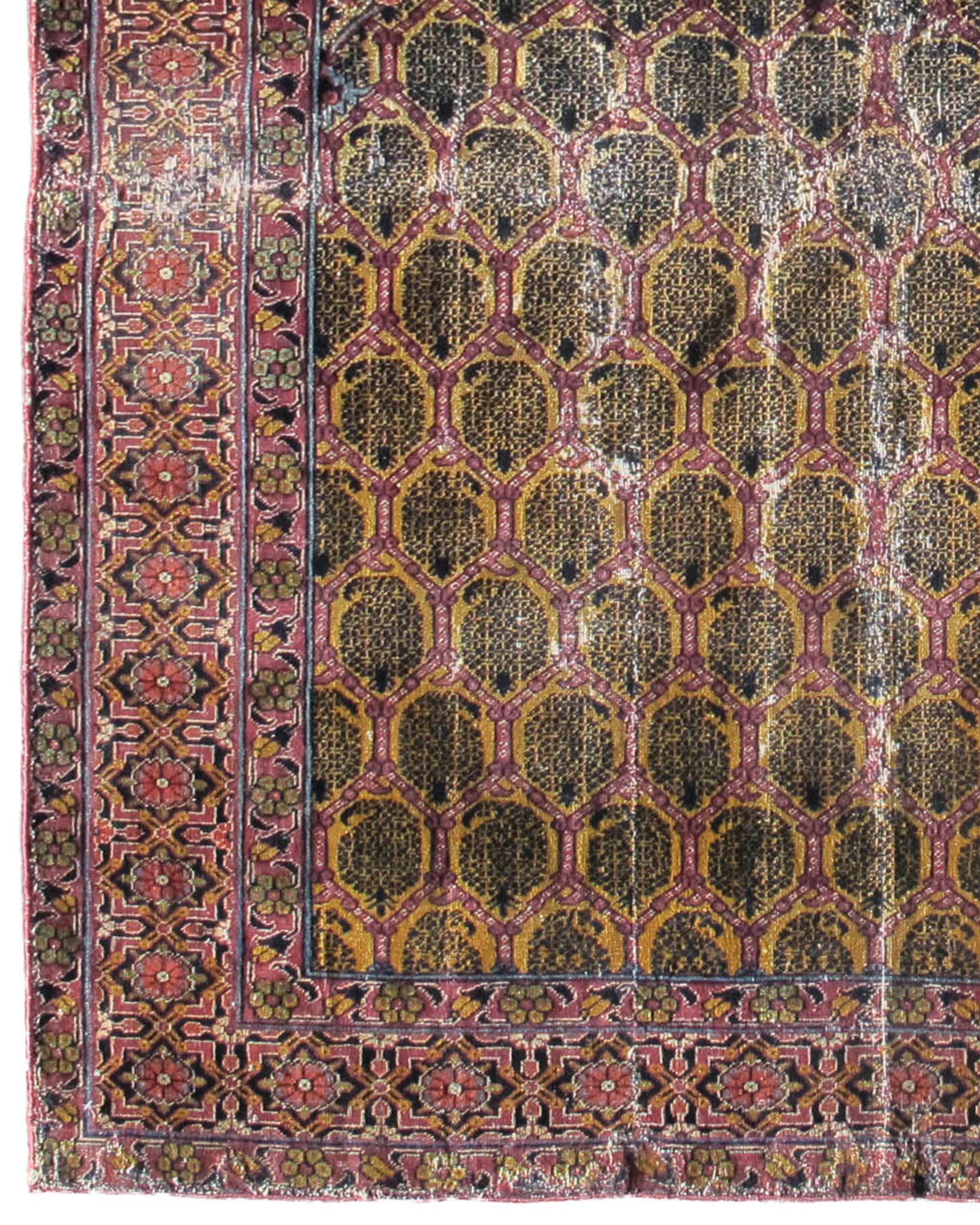 Indian Antique Indo-Persian Prayer Rug, Early 19th Century For Sale