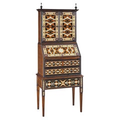 Indo-Portuguese and Mexico Colonial Influenced Poblano Secretaire