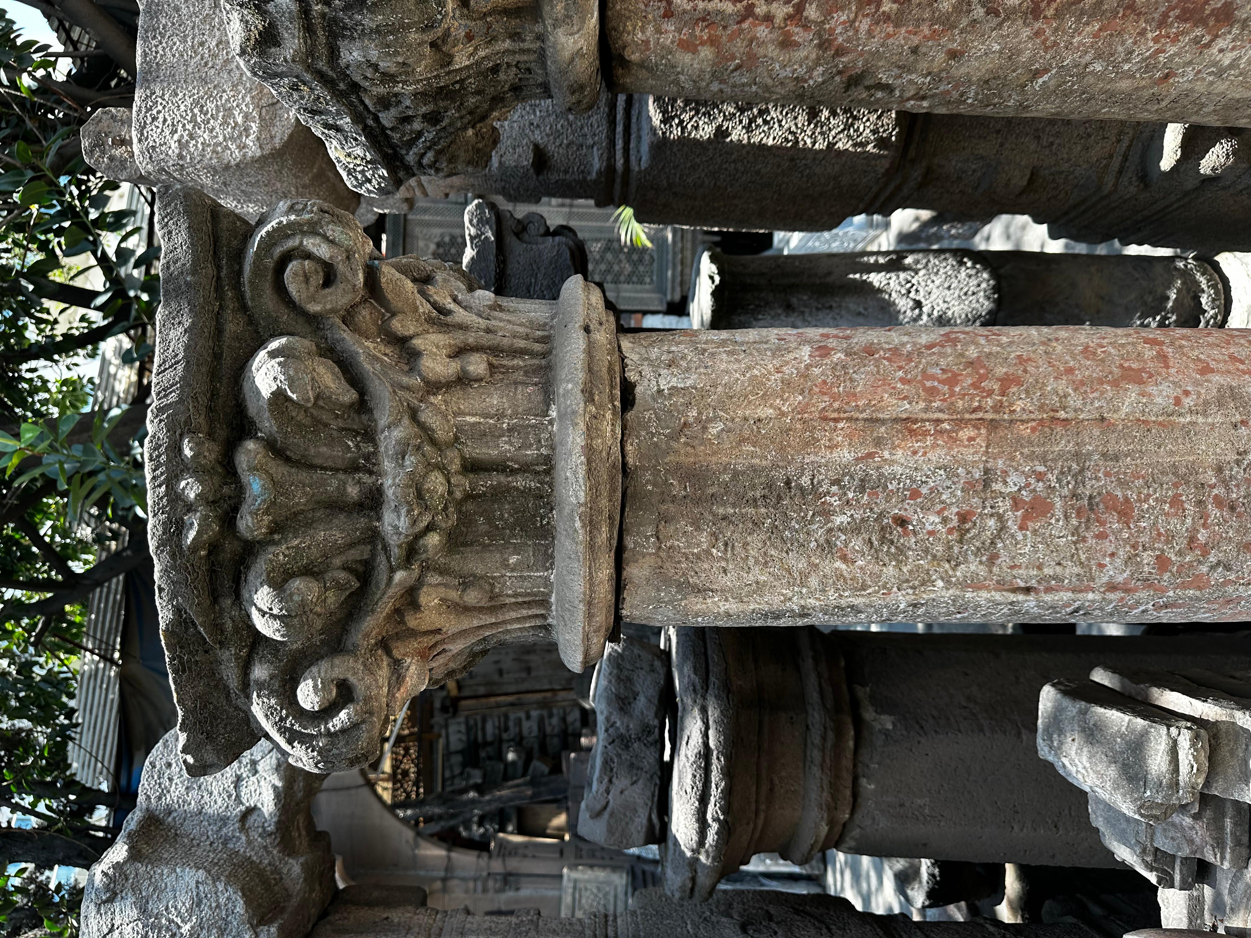 Indo-Portuguese columns are a distinctive feature of the architectural heritage that emerged during the Portuguese colonization of India, primarily in regions like Goa, Kochi, Daman and Diu. These columns exemplify a unique blend of Indian and