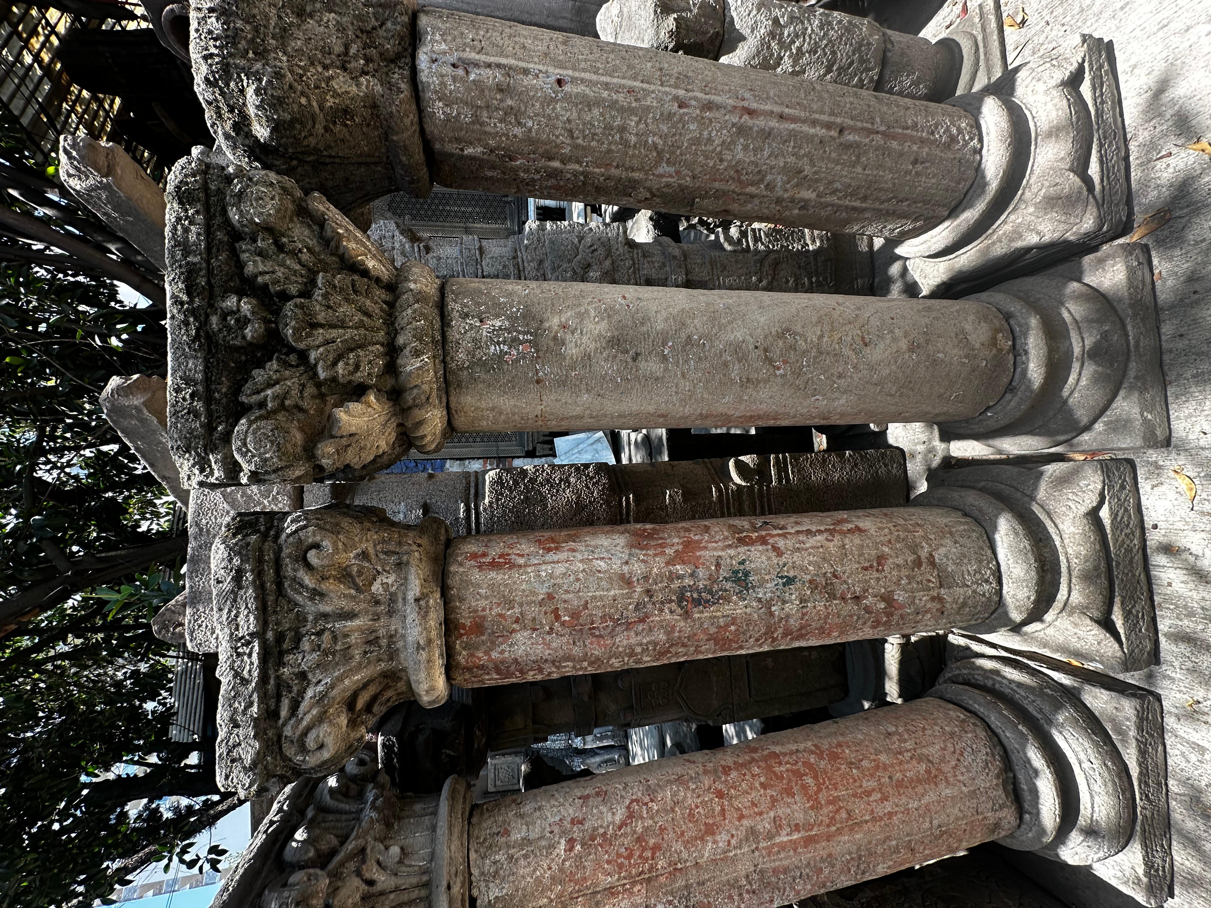 Anglo-Indian Indo-Portuguese columns For Sale