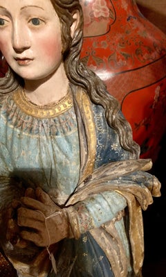 Indo-Portuguese Sculpture "Lady Conception", 17th Century