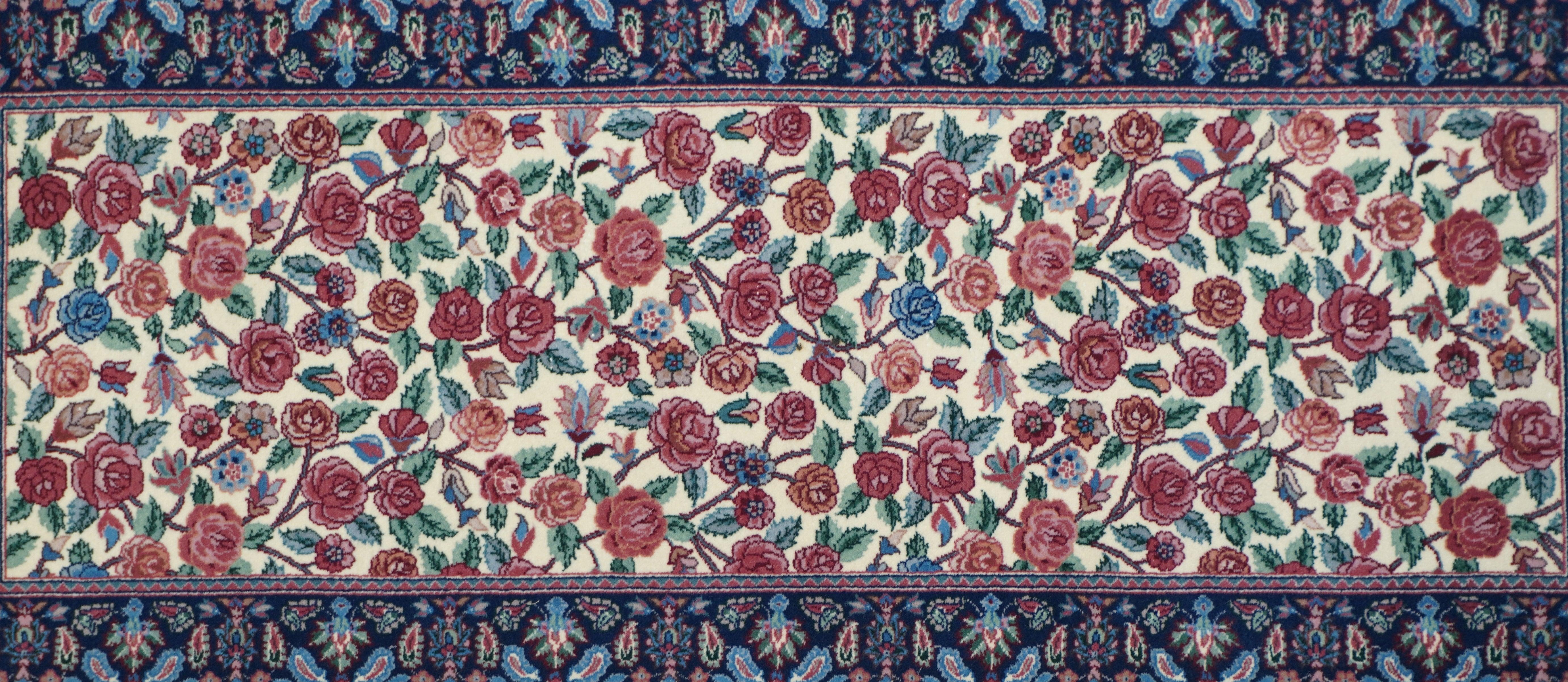 Indiano Tappeto INDO- 2'6'' x 6'0'' in vendita
