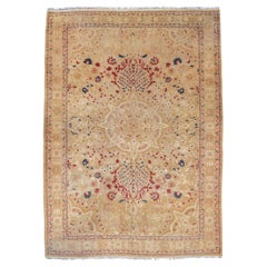 Vintage Indo Tabriz Carpet, Late 20th Century