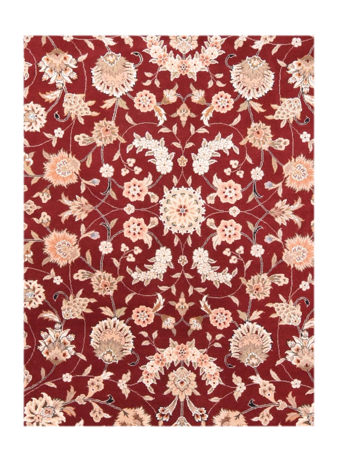 Indian Indo Tabriz Rug 7'9'' x 9'9'' For Sale