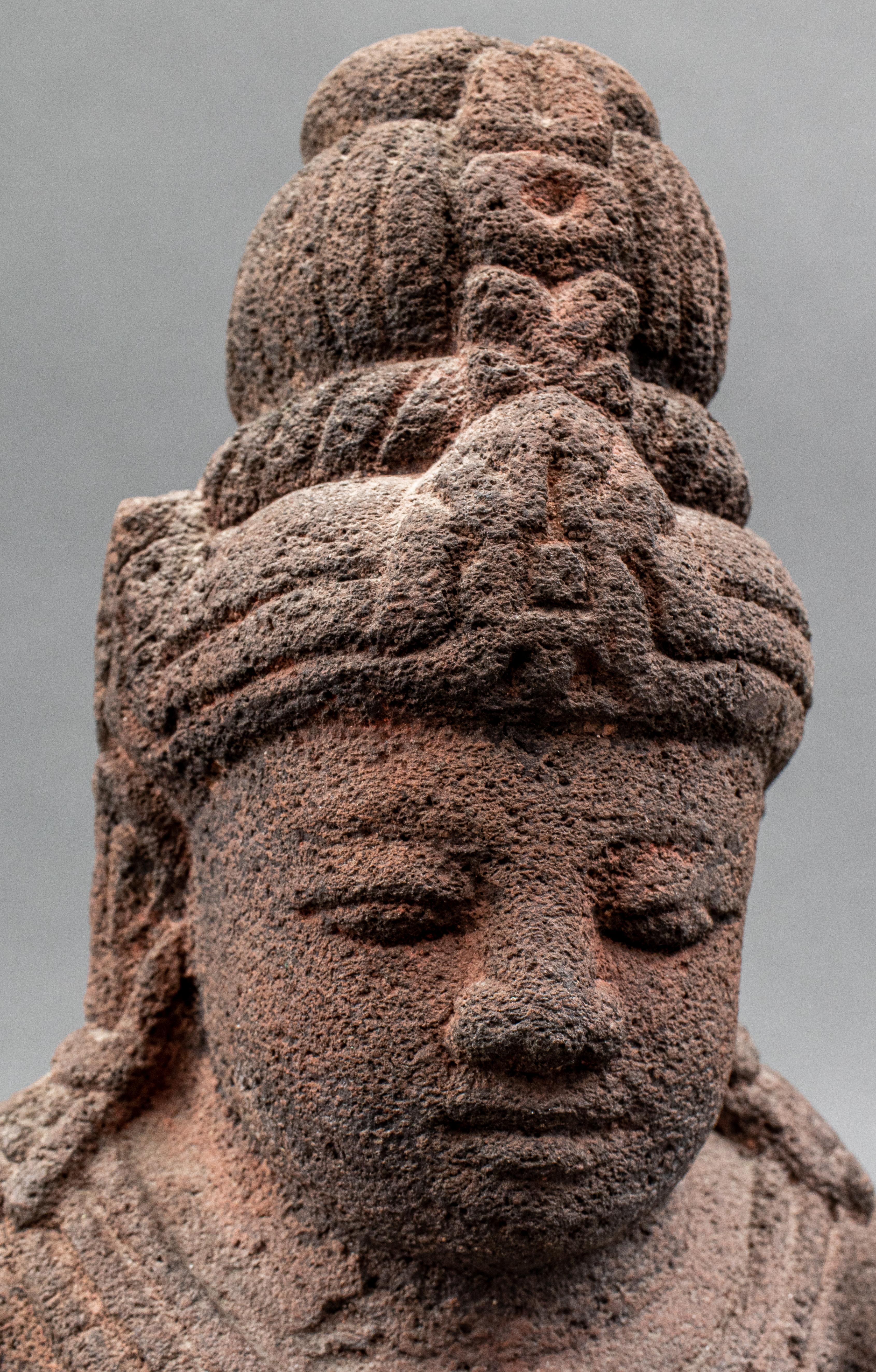 Indonesian Andesite Bodhisattva Sculpture 1