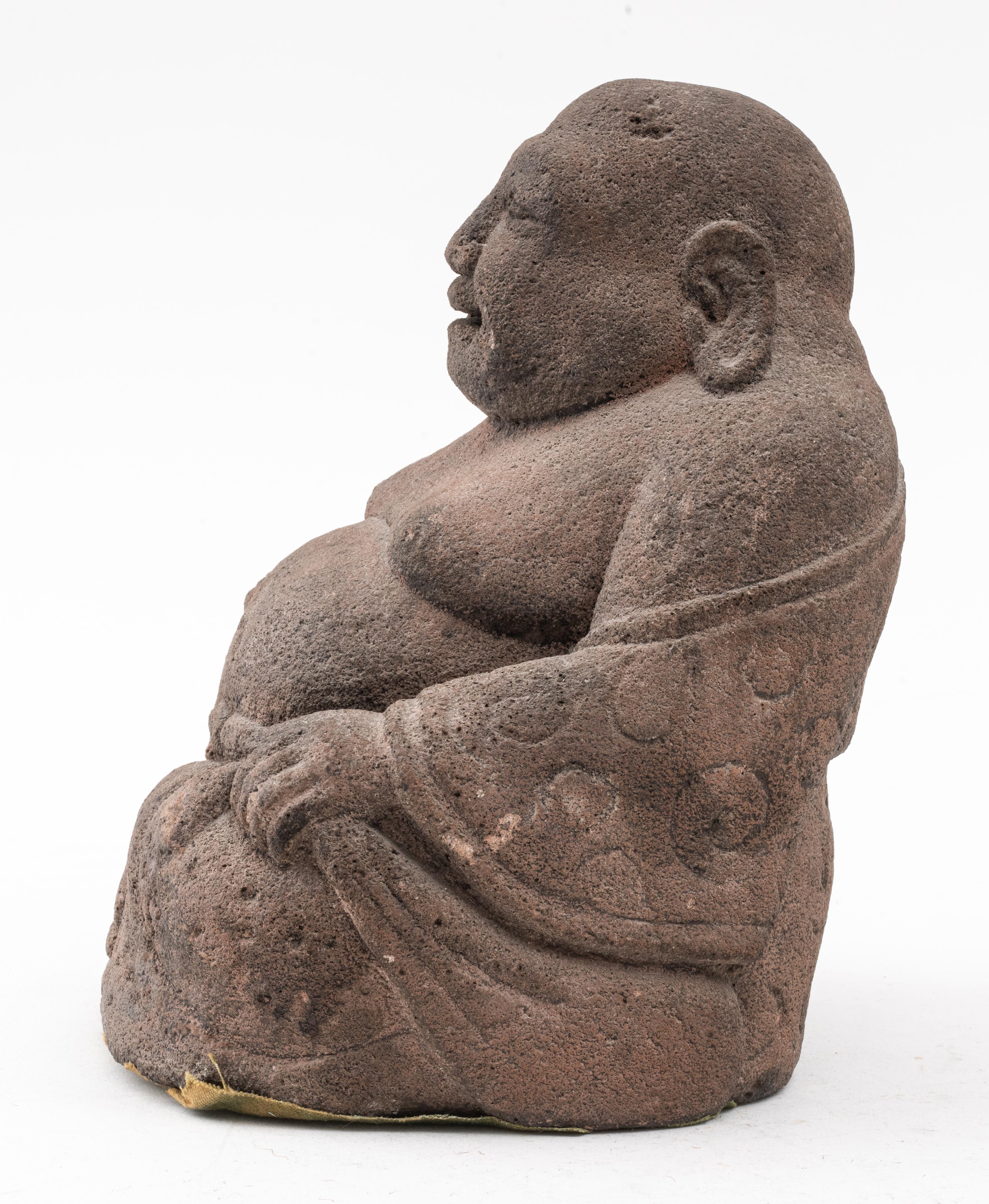 Asian Indonesian Andesite Sculpture of Kubera