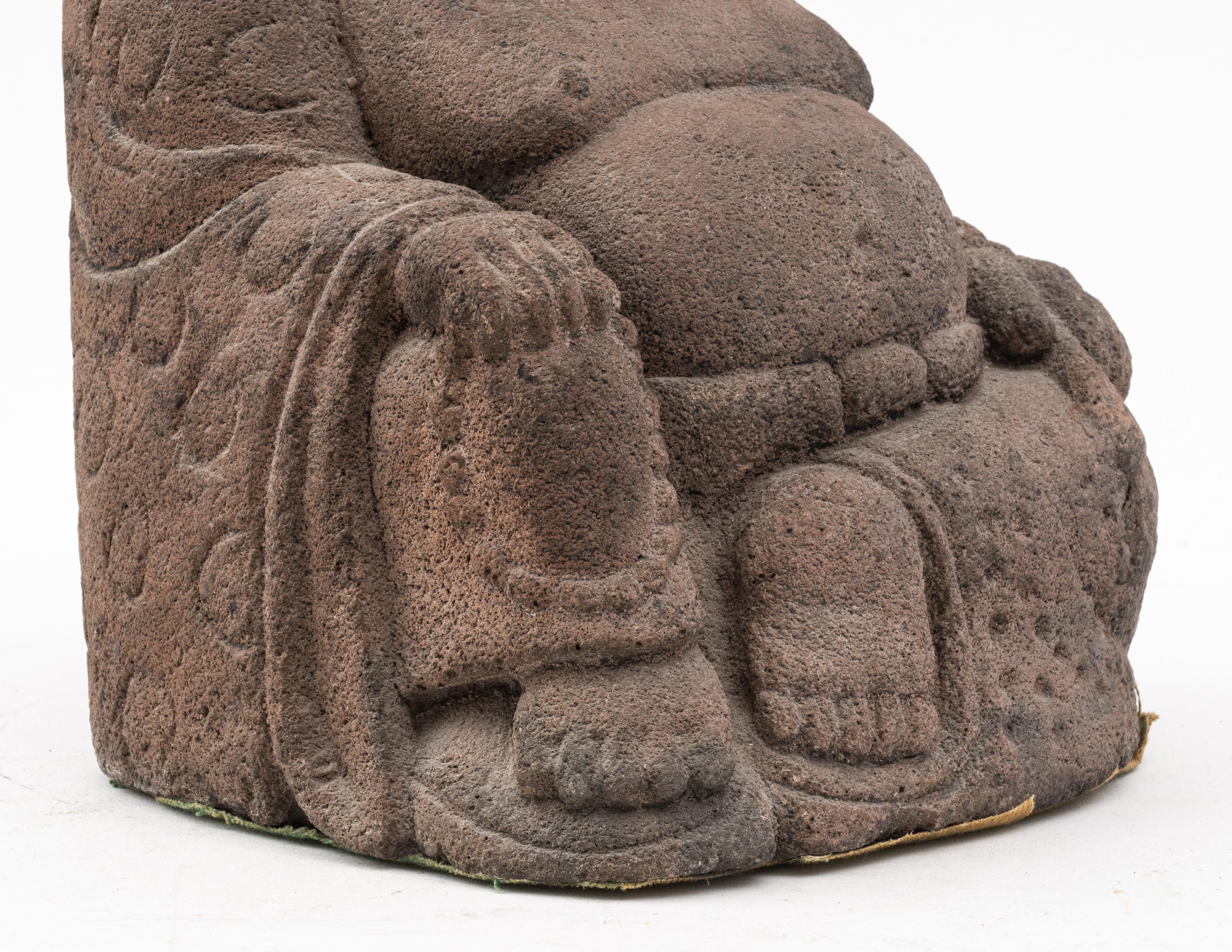 Indonesian Andesite Sculpture of Kubera 3