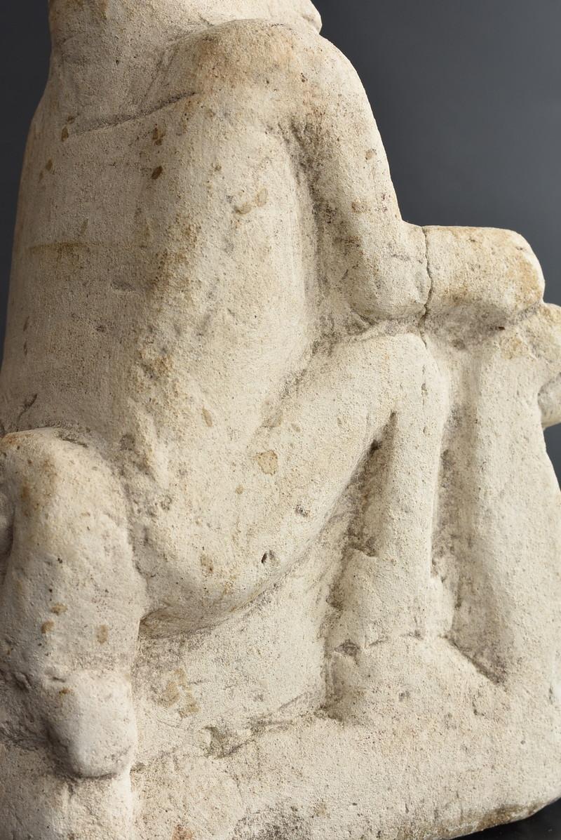 Indonesian Antique Monkey Stone Sculpture Figurine / around 19th Century 4