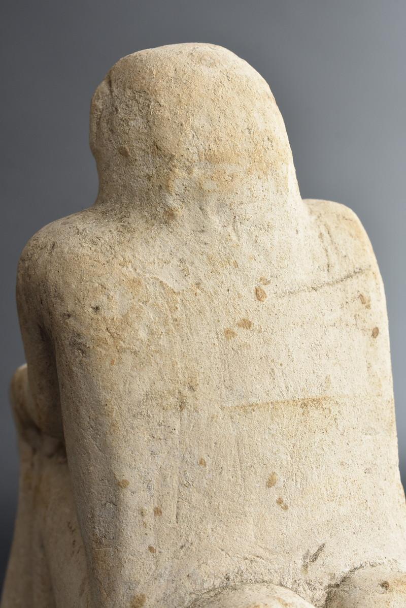 Indonesian Antique Monkey Stone Sculpture Figurine / around 19th Century 5