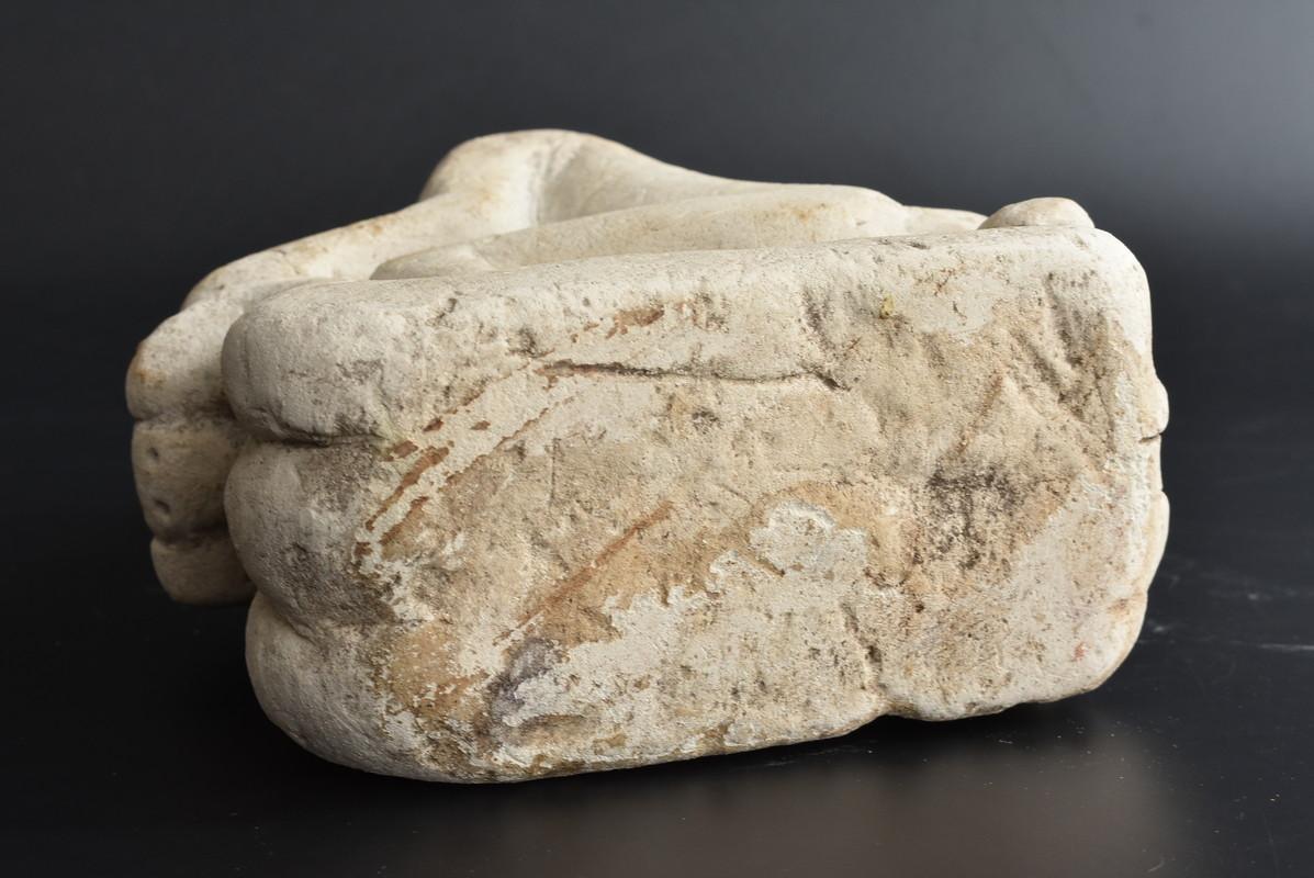 Indonesian Antique Monkey Stone Sculpture Figurine / around 19th Century 9