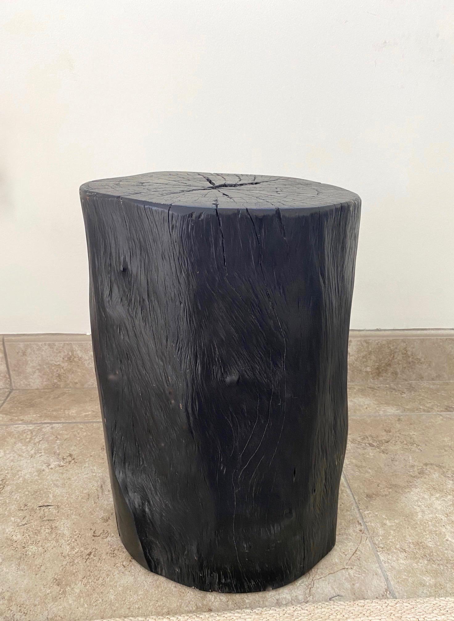 teak wood stump