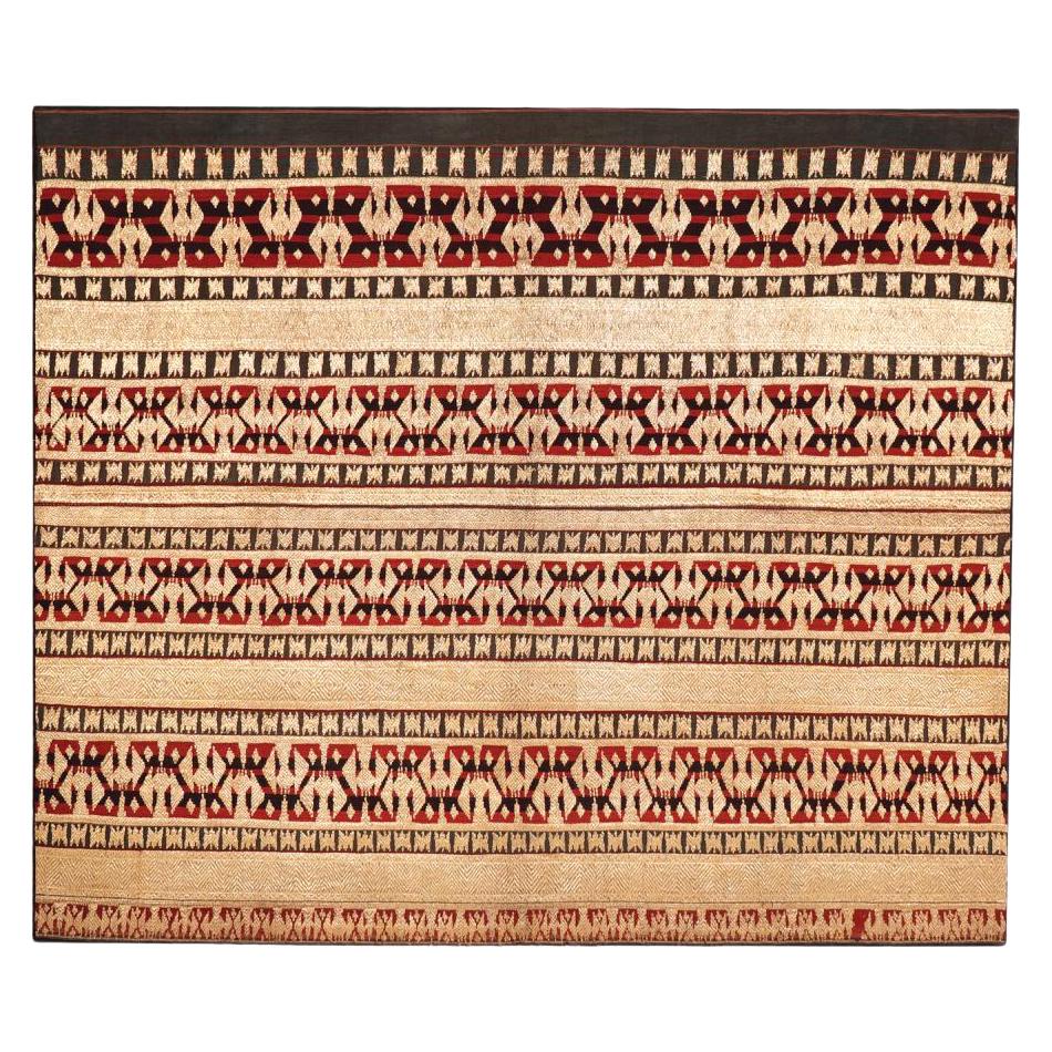 Indonesian Ceremonial Lampung Tapis Skirt For Sale