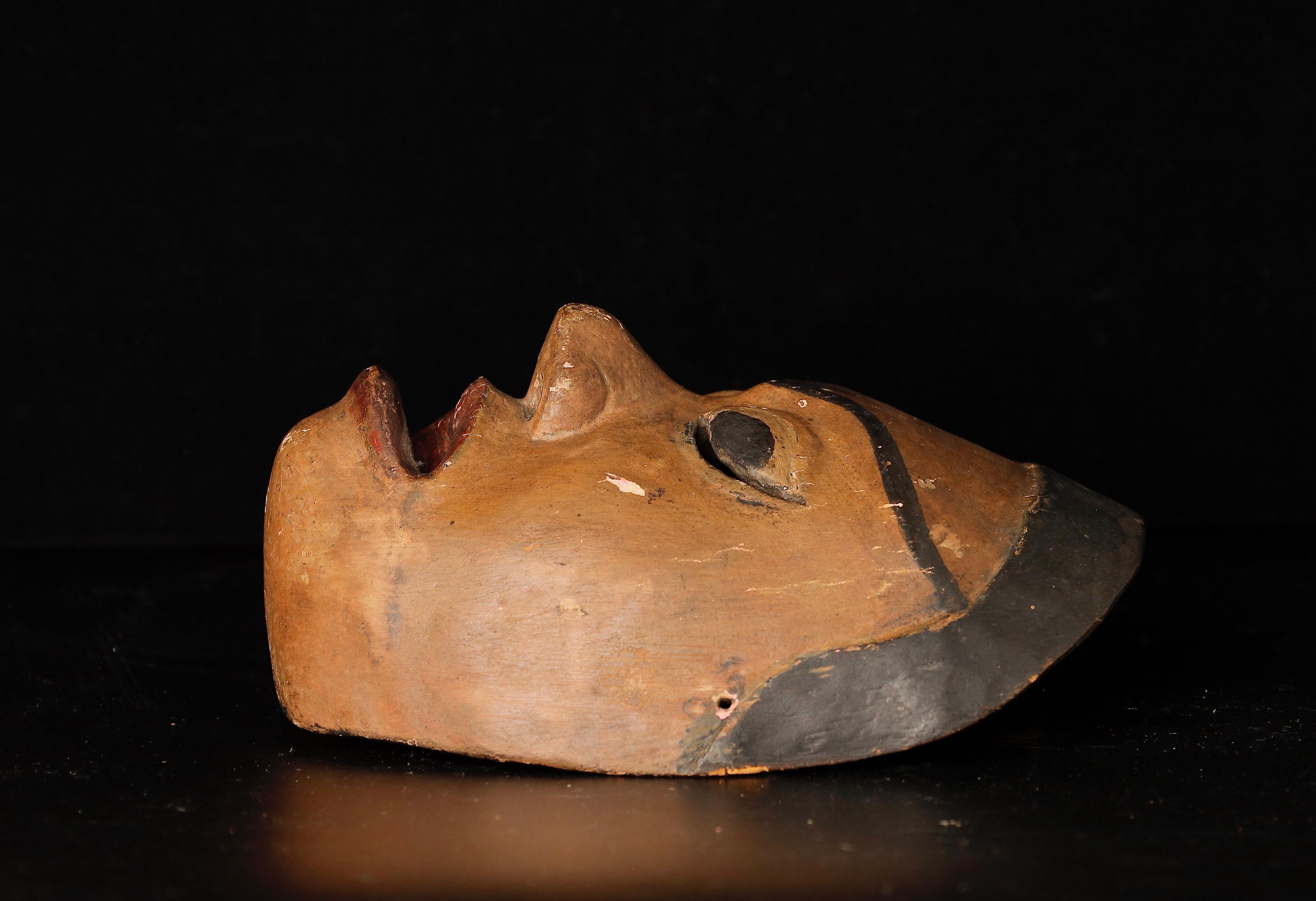 Indonesian Ceremonial Performance Mask, 19th Century 5