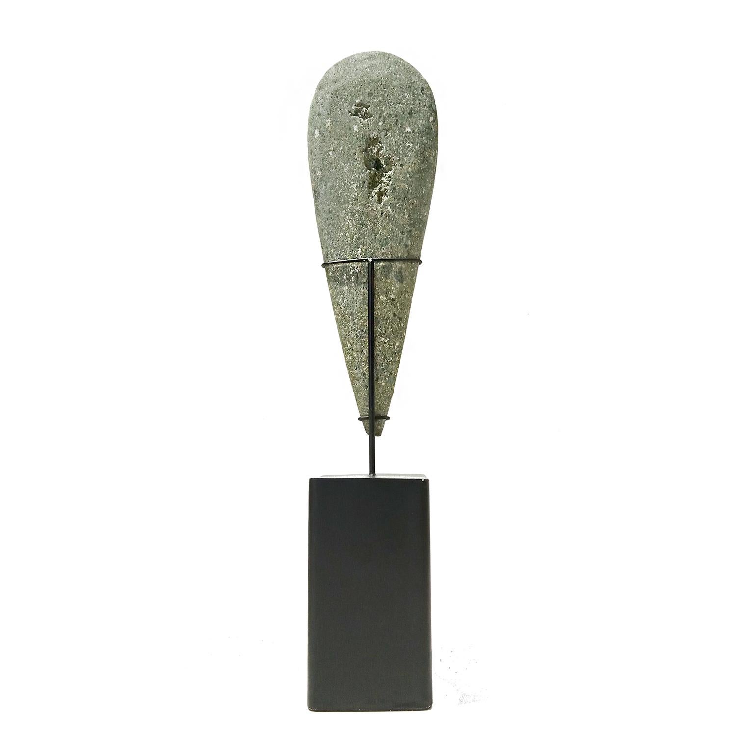 Hoja de piedra verde indonesia, montada Indonesio en venta