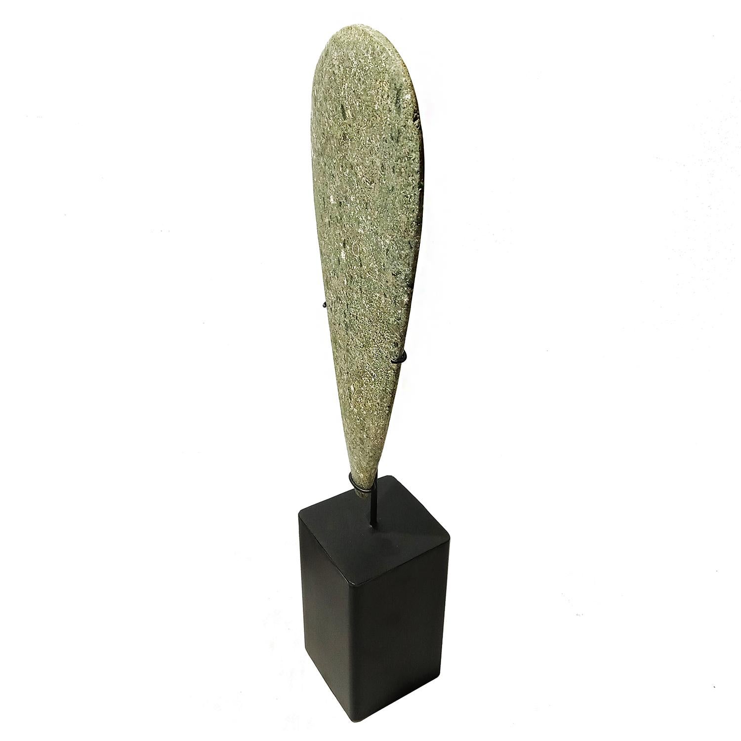 Hoja de piedra verde indonesia, montada Piedra en venta