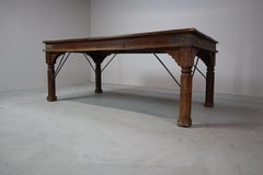 Indonesian hand-carved Teak Dining Table