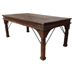 Indonesian hand-carved Teak Dining Table