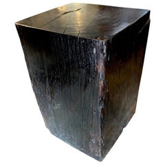 Indonesian Ironwood Block Pedestal
