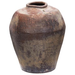 Grande vaso da acqua in terracotta indonesiano, Indonesia, fine XIX secolo