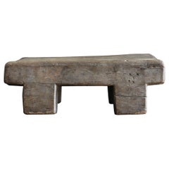 Indonesian old small wooden workbench/20th century/exhibition stand
