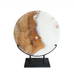 Indonesian Onyx Disk on Stand