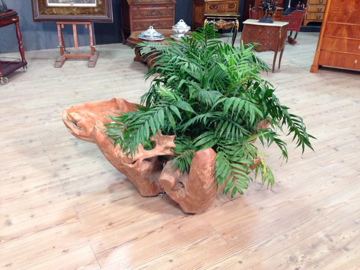 Indonesian Planter in Teak Wood, 20th Century For Sale 5
