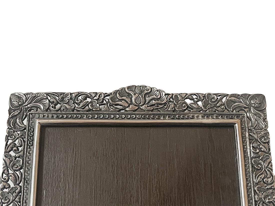 Indonesian Silver Yogya picture frame, 1930s For Sale 1