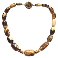 Used Indonesian Sumatra Amber Necklace