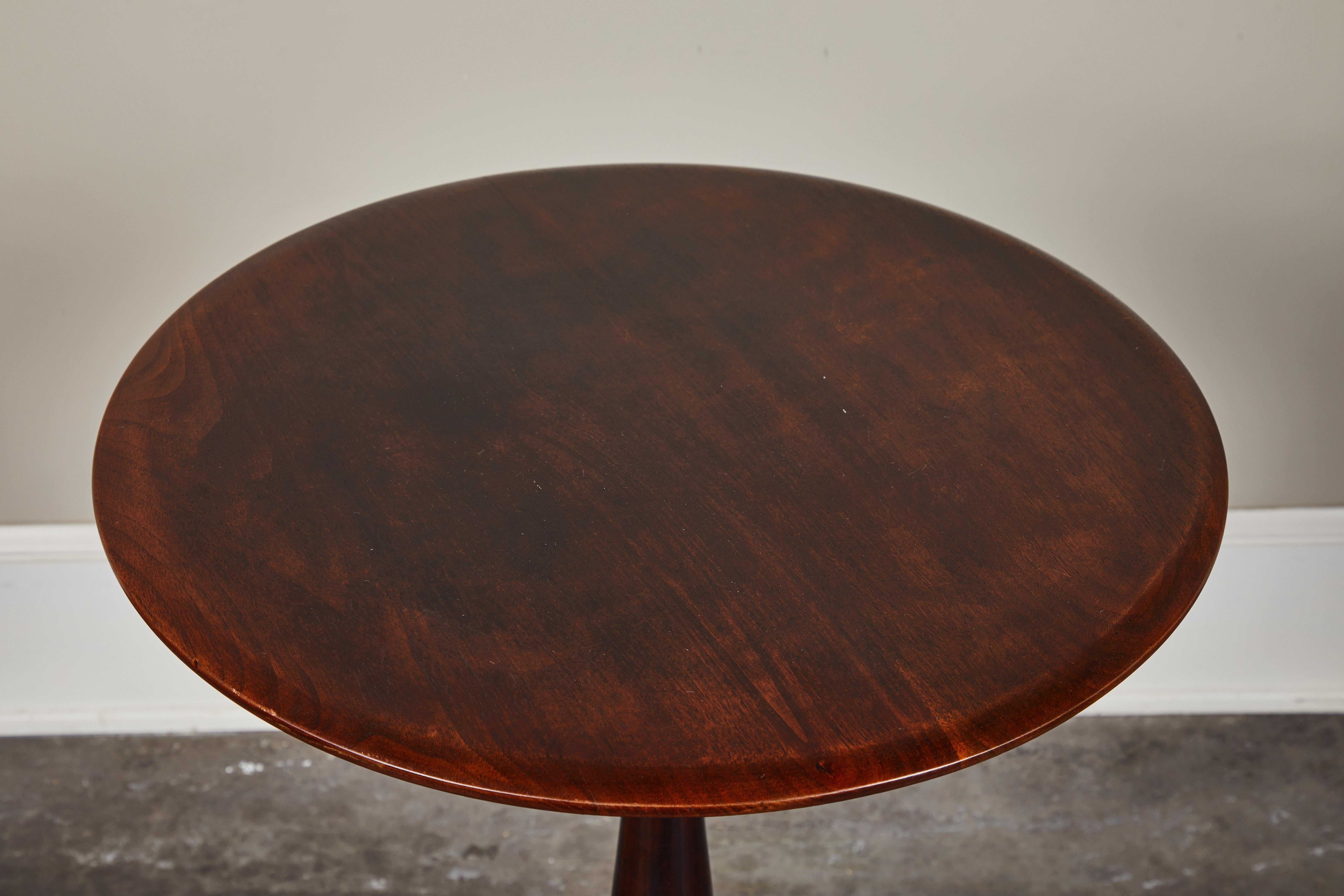 Anglo-Indian Indonesian Teak Pedestal Table