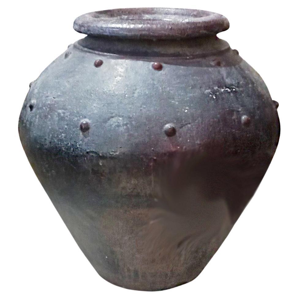 Indonesian Terracotta Jar / Vase from Indonesia, Glazed