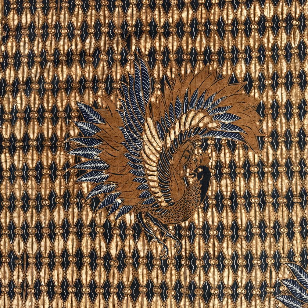 Cotton Indonesian Vintage Kain Batik Tulis, Solo (Surakarta), Java, 1960. For Sale